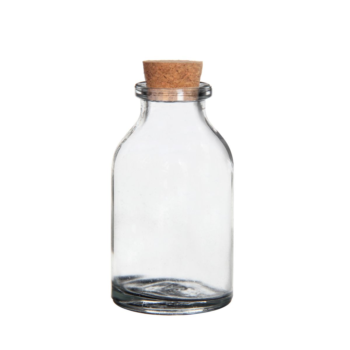 NaDeco Mini Glasflaschen mit Korken 20ml 105 Stück 6x3cm | Deko Glasflaschen | k