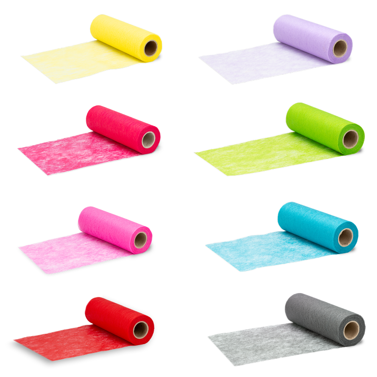 Vliesband 23 cm x 20 m: Tischband in 20 Farben