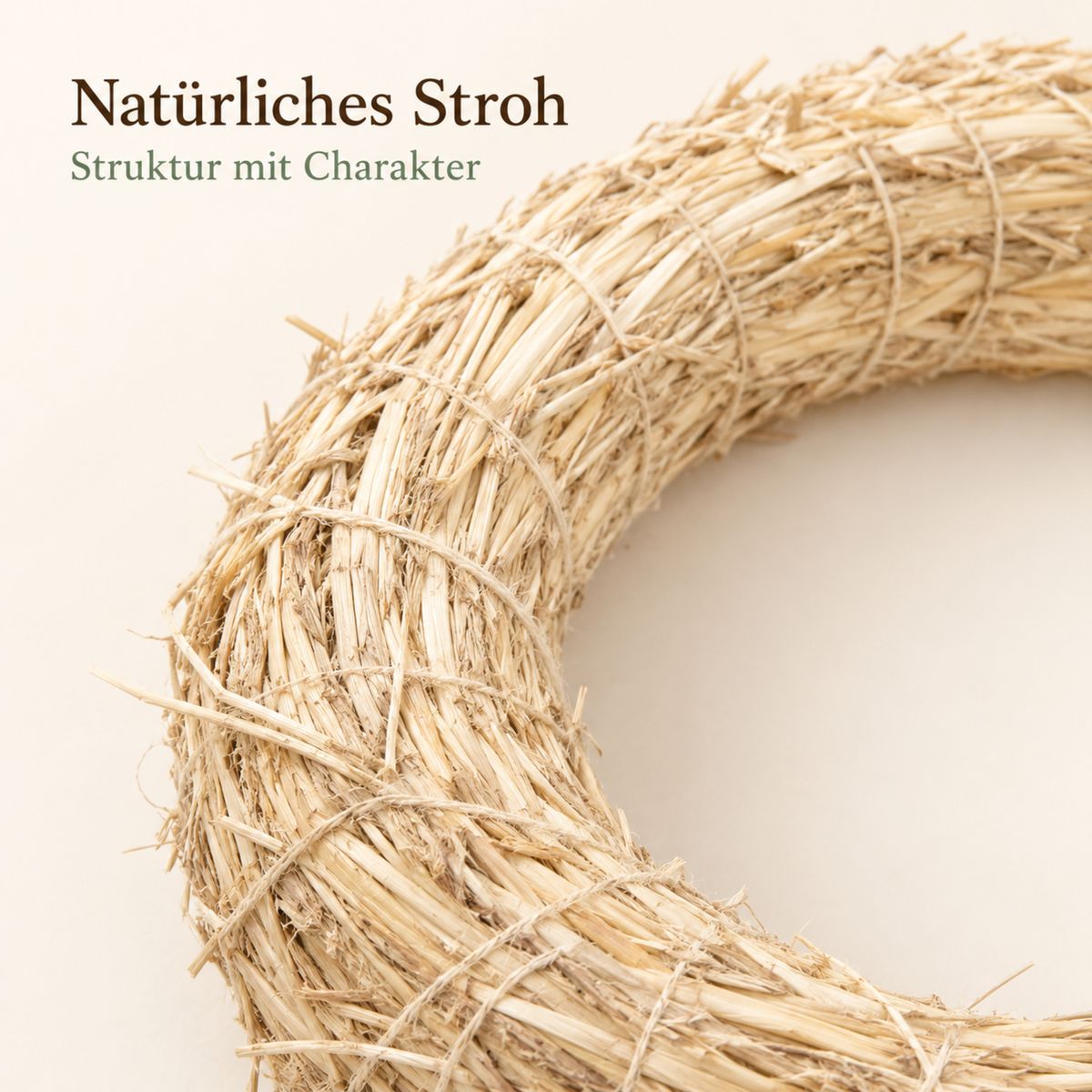 NaDeco Strohkranz in 7 Größen | Strohrömer | Türkranz