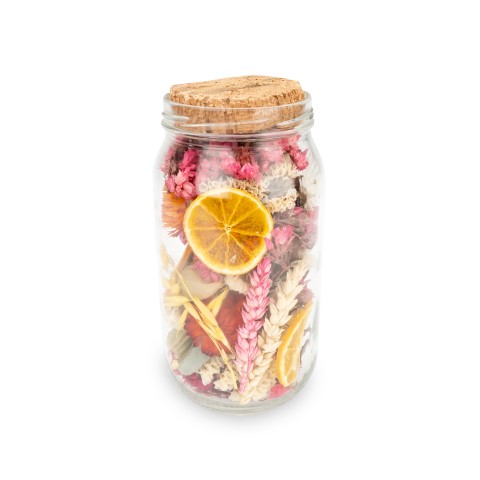 NaDeco Trockenblumen im Glas mit Korken in vielen Größen zur Auswahl Boho-Deko - Bild 9 von 11