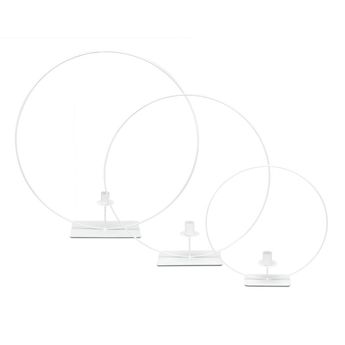 NaDeco Metallring Mit Fuß & Kerzenhalter - 30/40/50cm Boho Deko Ring