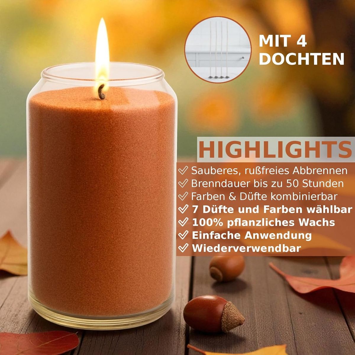 NaDeco Kerzensand Mit Duft – DIY Kerzen Einfach Selber Machen