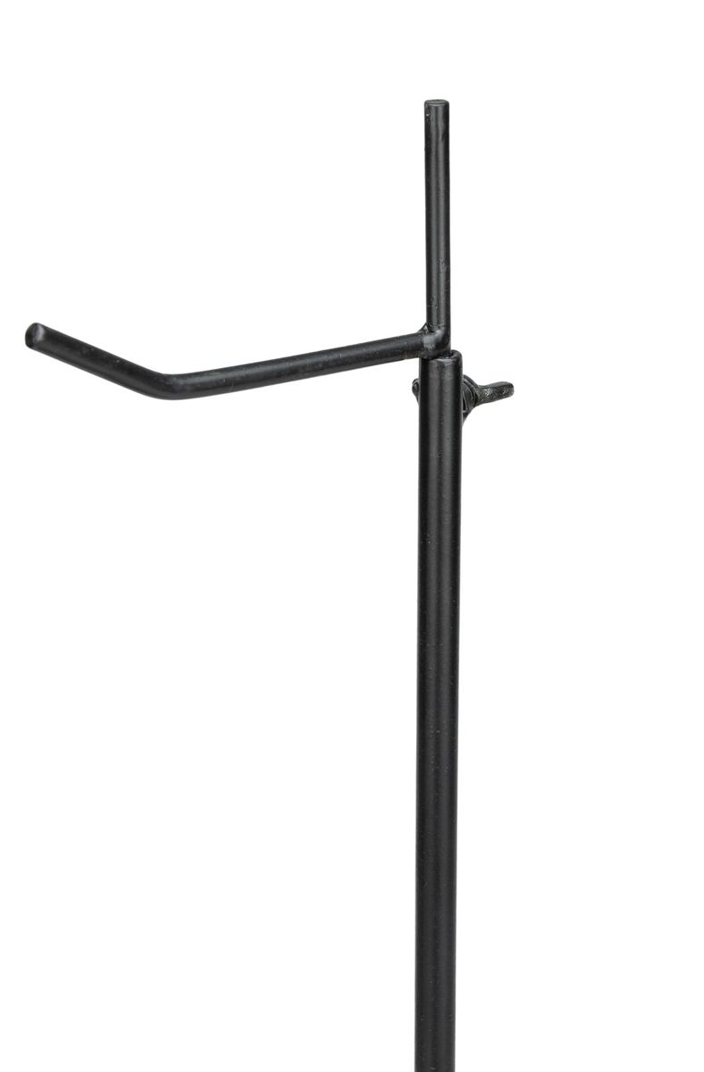 Kranzständer Metall schwarz: höhenverstellbar, 42–70 cm