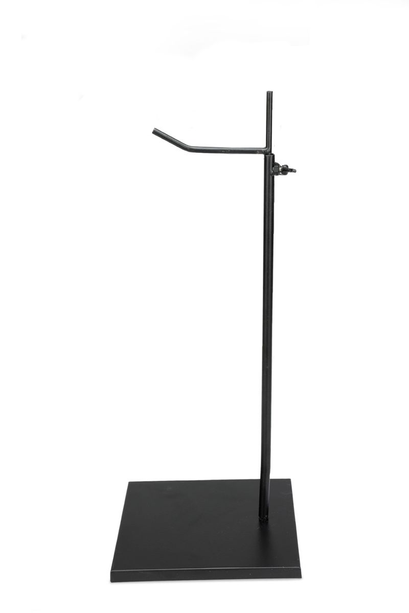 Kranzständer, Schwarz, Fuß 18 x 18 cm, Höhe 42-70 cm